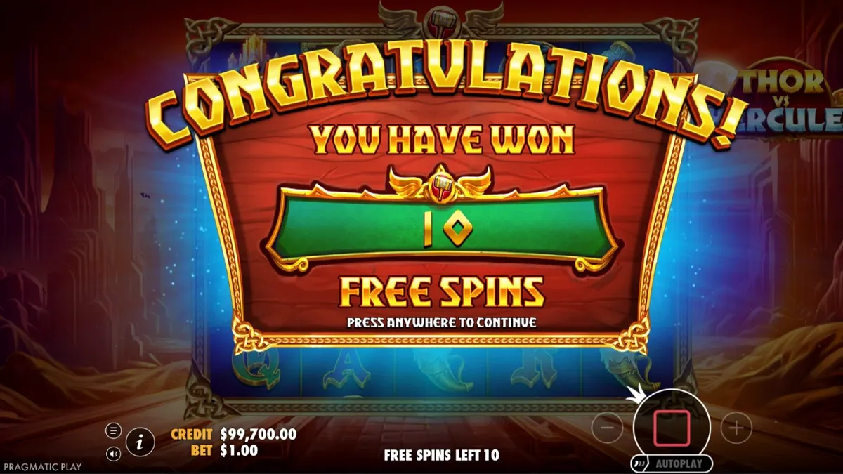 Pertarungan epik antara Thor dan Hercules dalam slot Pragmatic Play